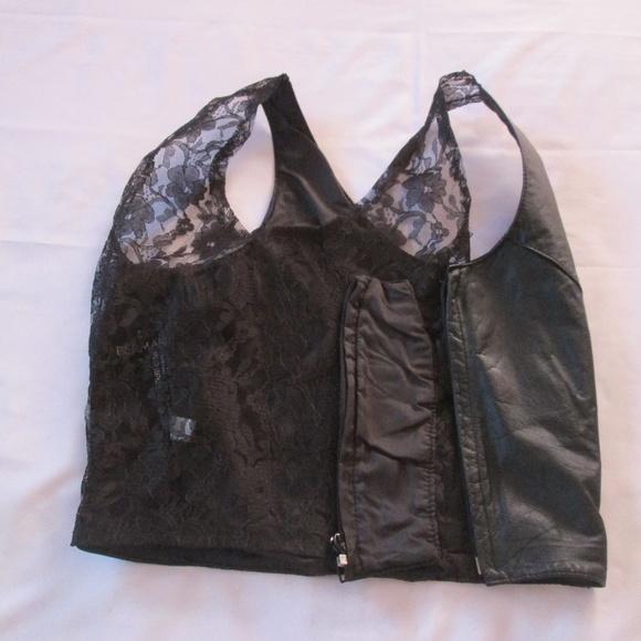 BERMANS AUTHENTIC LEATHER SKIRT-SHELL - Picture 7 of 8